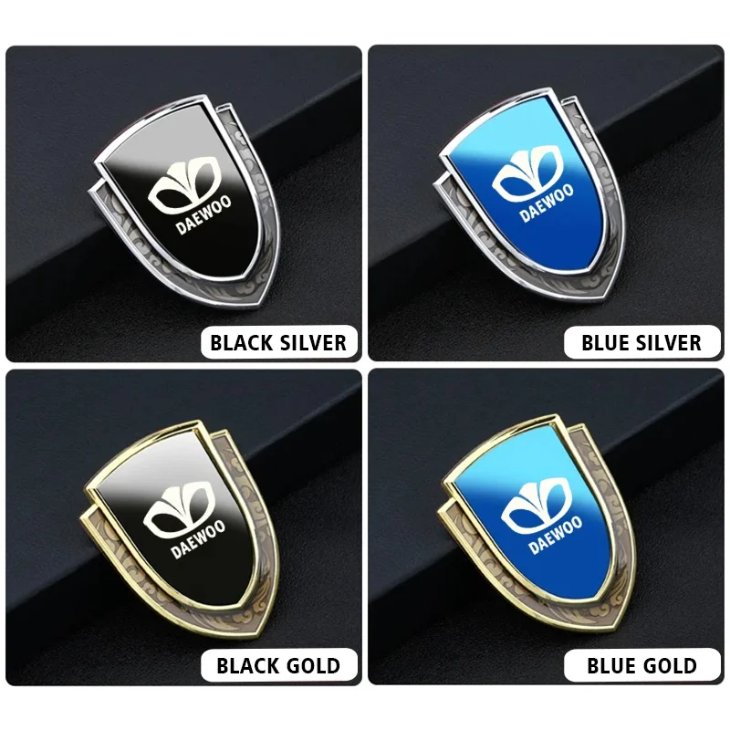 ملصقات سيارات لـ Daewoo ، Adventra ، Aveo ، Damas ، Evanda ، Gentra ، Kalos ، Lacetti ، Lanos ، loglene ، Matiz ، Nexia ، Nubira ، 3 ملحقات DMetal