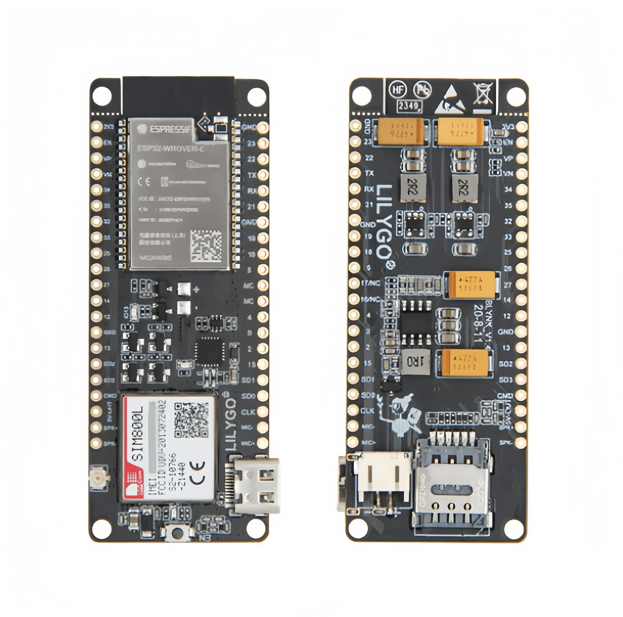 Módulo Inalámbrico TTGO T-Call V1.4 ESP32 Wi-Fi y Bluetooth con Antena FPC y Módulo de Tarjeta SIM SIM800L