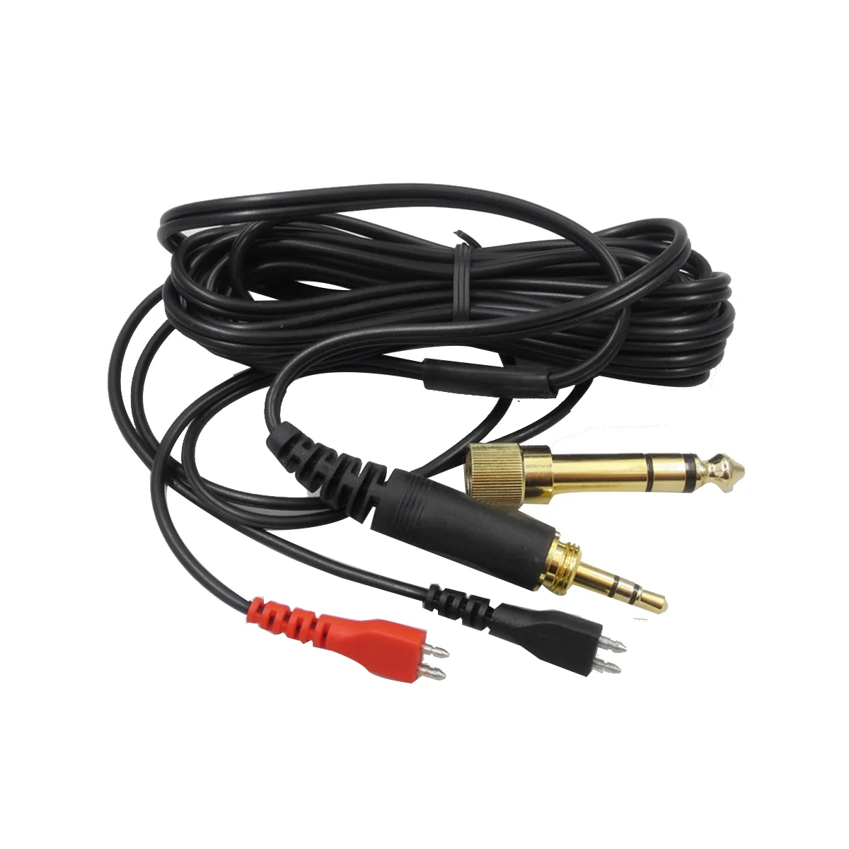 สายออดิโอทดแทนสำหรับ HD25 HD560 HD540 HD480 HD430สายออดิโอหูฟัง414 HD250มีความยาวเท่ากัน