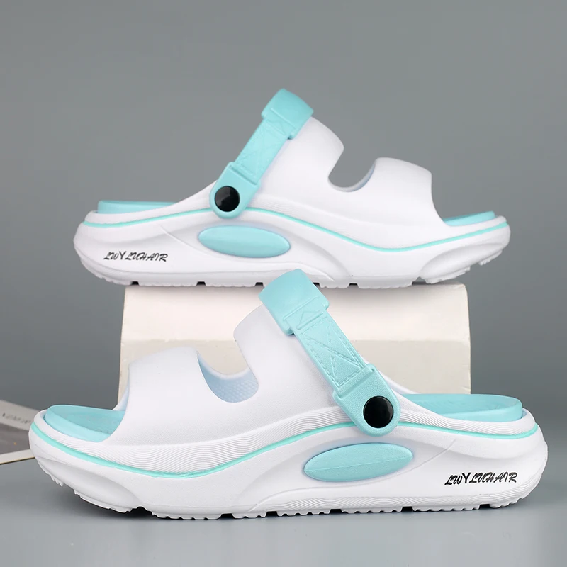 

YRZL пляжные сандалии, мужская летняя обувь, легкие нескользящие удобные тапочки для мужчин и женщин, уличная повседневная обувь для воды, сандалии