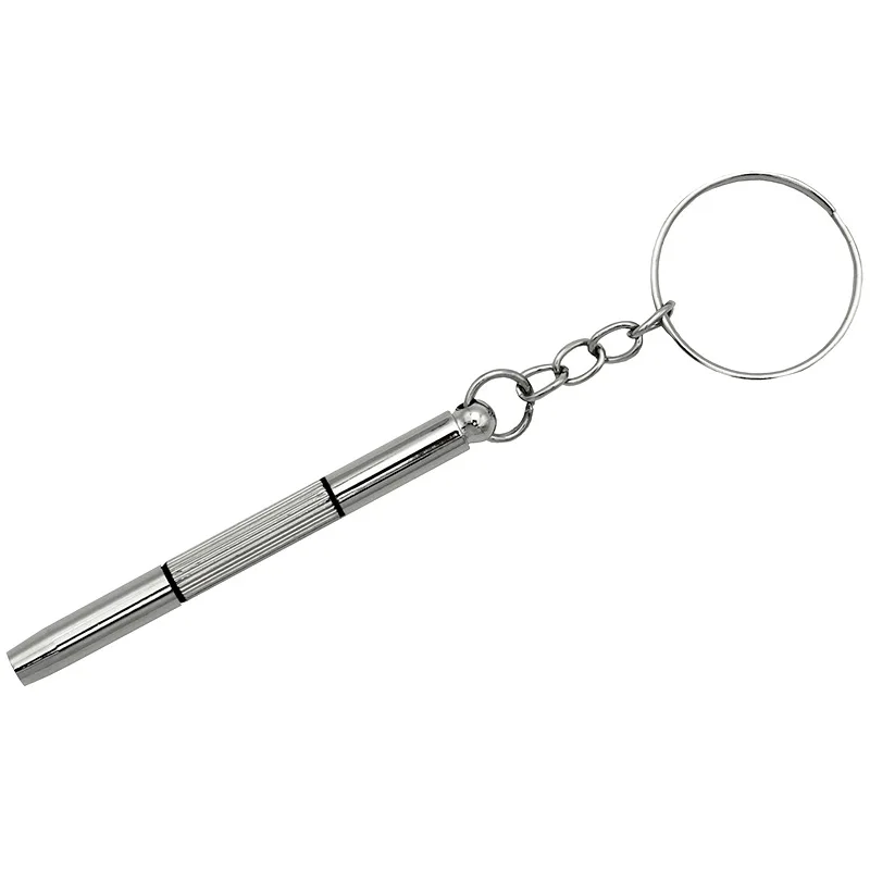 3/5/10p Glasses Screwdriver Eyeglass Screwdriver Watch Repair Kit with Keychain Portable Hand Tools Precision Screwdriver Tools