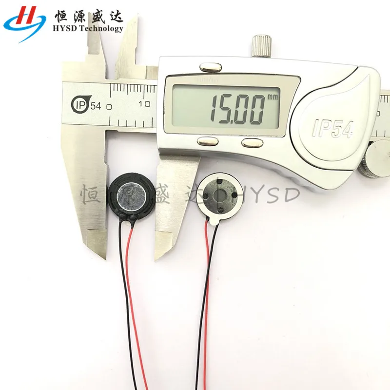2pcs 8 Ohms 1 Watt Ultra-thin Horn Speaker 1W 8R Diameter 10mm 13mm 15mm 16mm 18mm 20mm 23mm 25mm 30mm two-line Loudspeaker