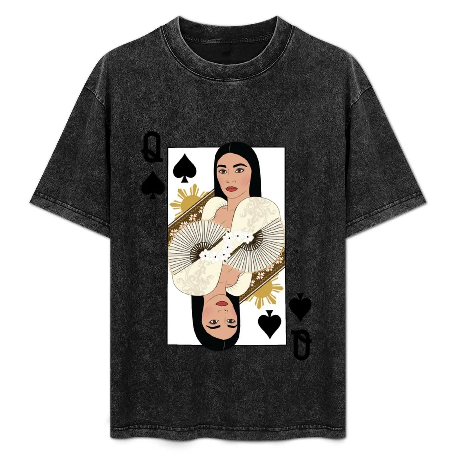 

Filipiniana - Queen of Spades T-Shirt Outdoor Sports Lightweight Tee
