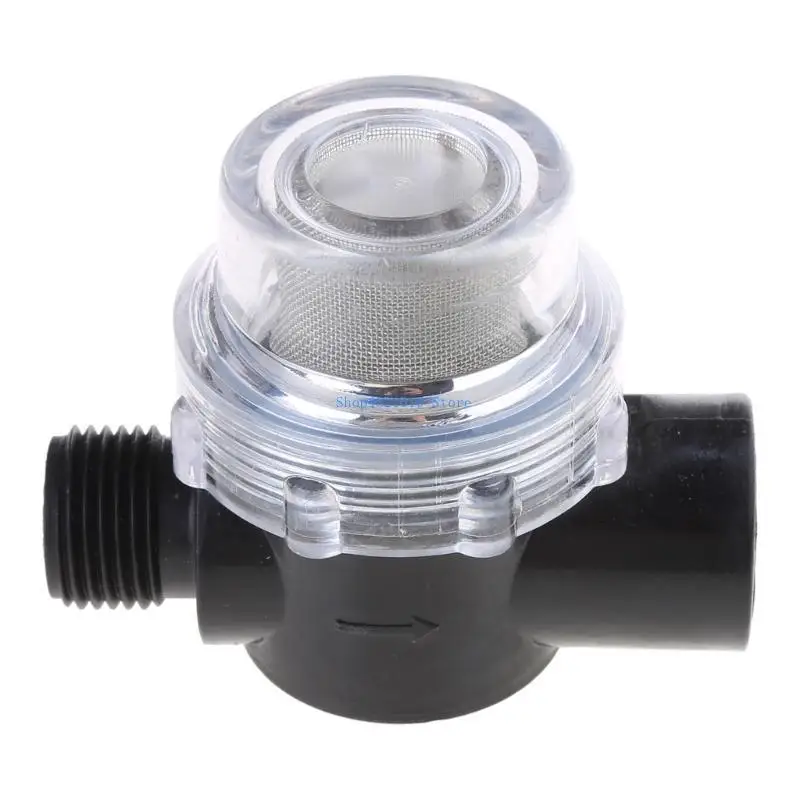 

T3LF Twist-On Pipe Water Strainer,RVs Water Filter Npsm Inlet/Outlet With 50 Mesh Stainless Steel Filter