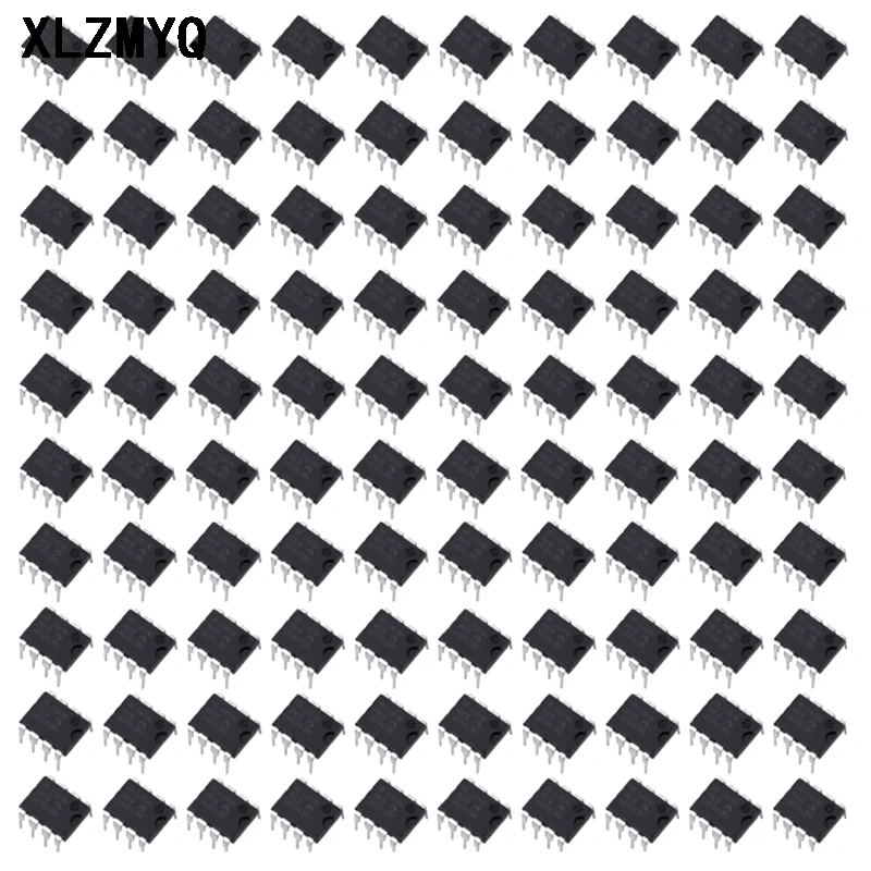 100pcs NE555DR NE555 SOP8 NE555P NE555 DIP8 Precision Timer Chip DIY Electronic Kit