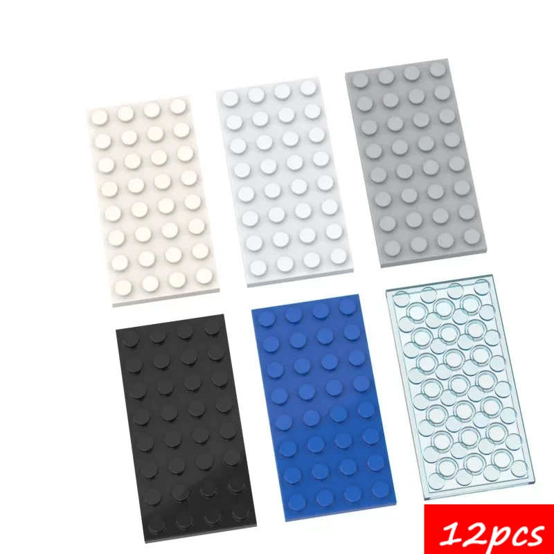 ชุดตัวต่อบล็อก 12 ชิ้น รุ่น 3035 4x8 บอร์ด บล็อกประกอบเอง ชิ้นส่วนเปลี่ยนได้ ของเล่นเด็ก