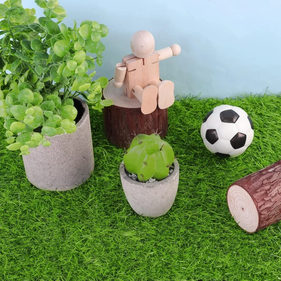 18 قطعة حصيرة من العشب الاصطناعي 12x12 بوصة الحصير المربع العشب الاصطناعي داخلي في الهواء الطلق أرضيات الفناء وهمية العشب التصحيح البلاط Rea #5