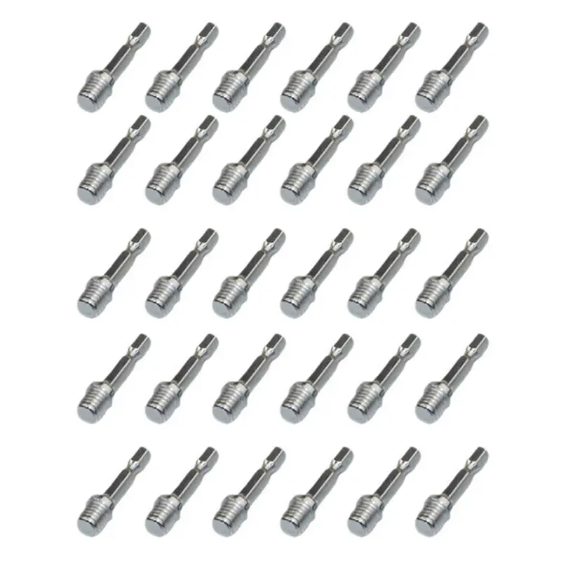 

【HAPPY】Hexagon Rod Conversion Bar 6.5Mm Thread Adapter Electric Drill Angle Grinder Connecting Rod Screw Chuck Connector Tool