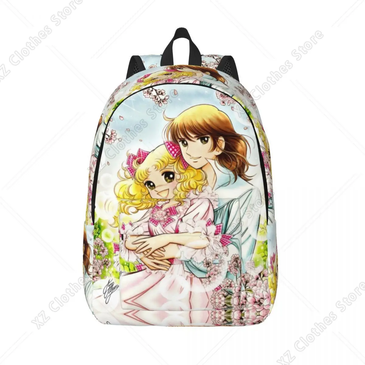 Custom Anime Candy Candy Candice Laptop Backpack Men Women Basic Bookbag for College School Student Kawaii Bags