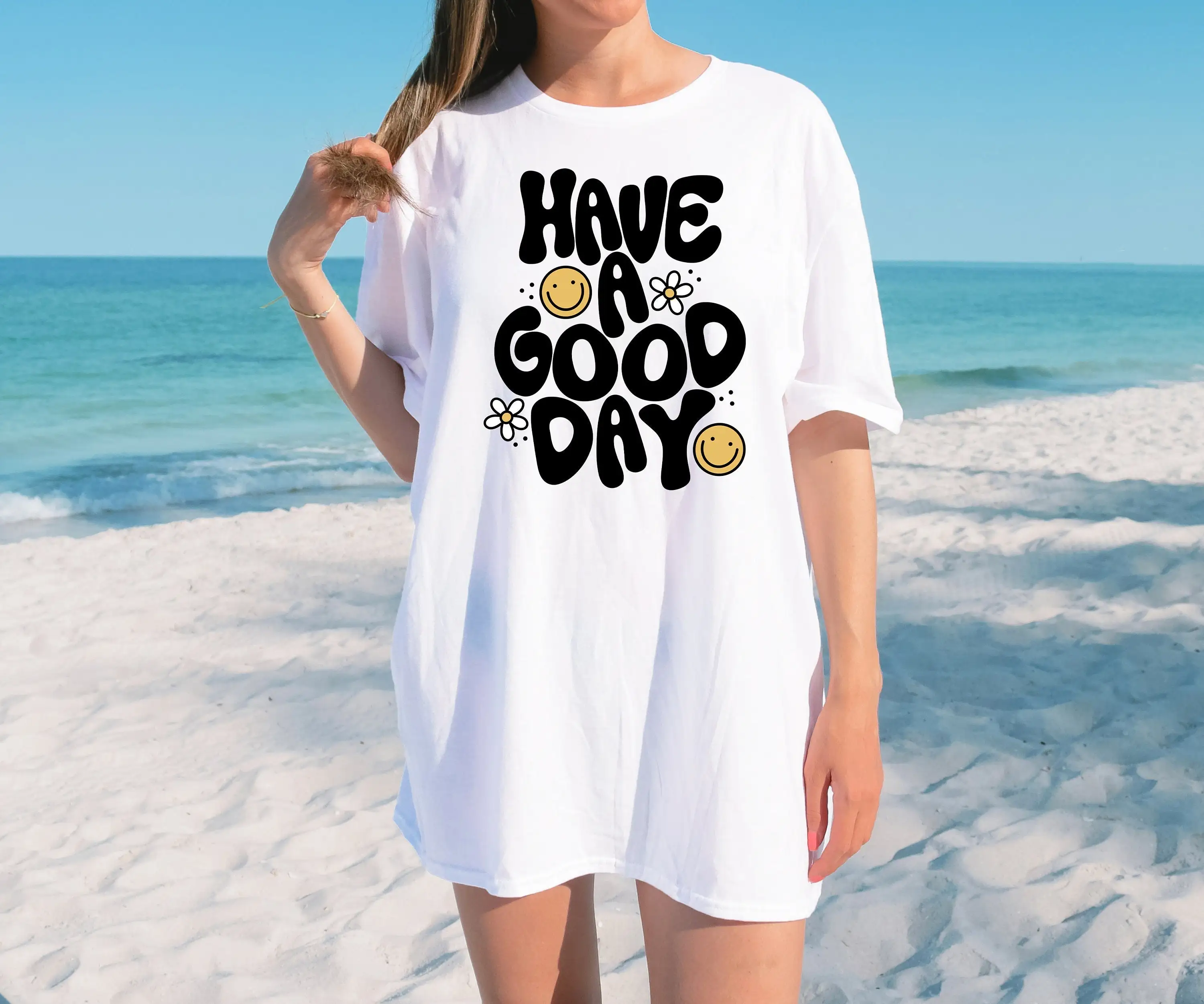 Have A Good Day T Shirt Sweat Positive Cute Quote Aesthetic Preppy Clothes