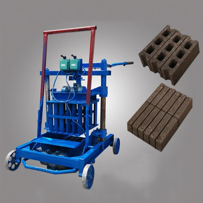 

Small Mobile Brick Machine Scale Manual Cement Bricks Manufacturing Machine Fly Ash Paver Brick Grinder Machine