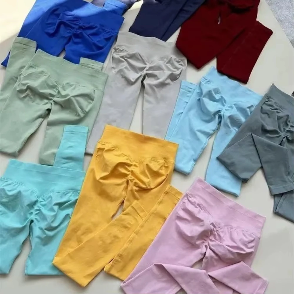 

New Summer Sports Breathable High Quality Fashion Trend Sweat-absorbing Cursor-free Women's Yoga Pants Pilates Trousers