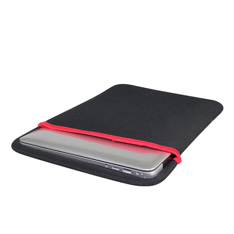 NEW 10 14 15.6 17 inch Double Faced Laptop Pouch Protective Bag Neoprene Soft Sleeve Tablet PC Case Bag Waterproof Laptop Bag