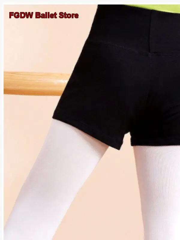 Girls' Practice Shorts Three-Quarter Leggings Special Underwear Upgrade High-Waisted Pants for Jump Exams