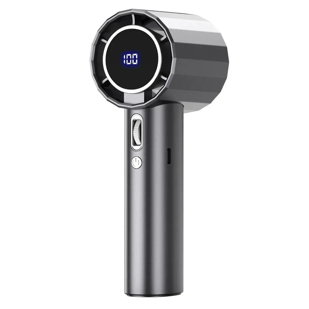 

Lightweight USB Handheld Fan for Travel Portable Mini Fan with LED Battery Level Display for Outdoor Adventures