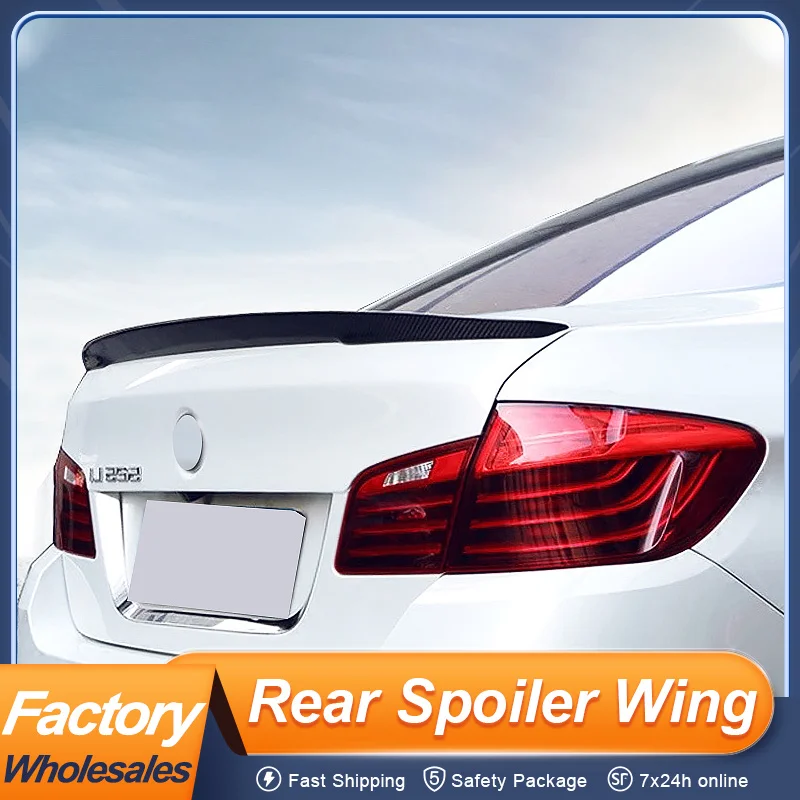 

For BMW 5 Series F10 520i 525i 530i 2010-2016 Rear Trunk Lid Ducktail Lip Car Spoiler Wing Roof Window Spoiler Accessories