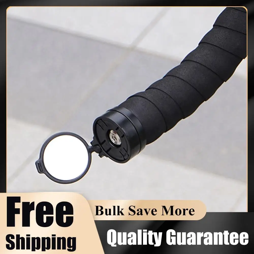 Bicycle Rearview Mirror HD Cycling Handlebar Convex Mirror Universal Bike Handlebar Plug Rear View Mirror for Outdoor Sports