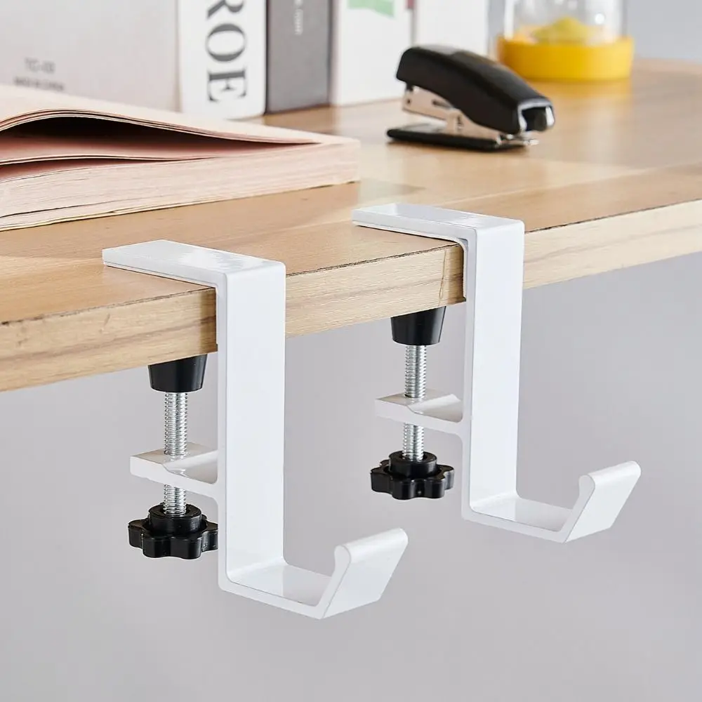 

Multi-functional Hanging Desk Side Hook Punch-free Portable Bag Hook Removable Purse Holder