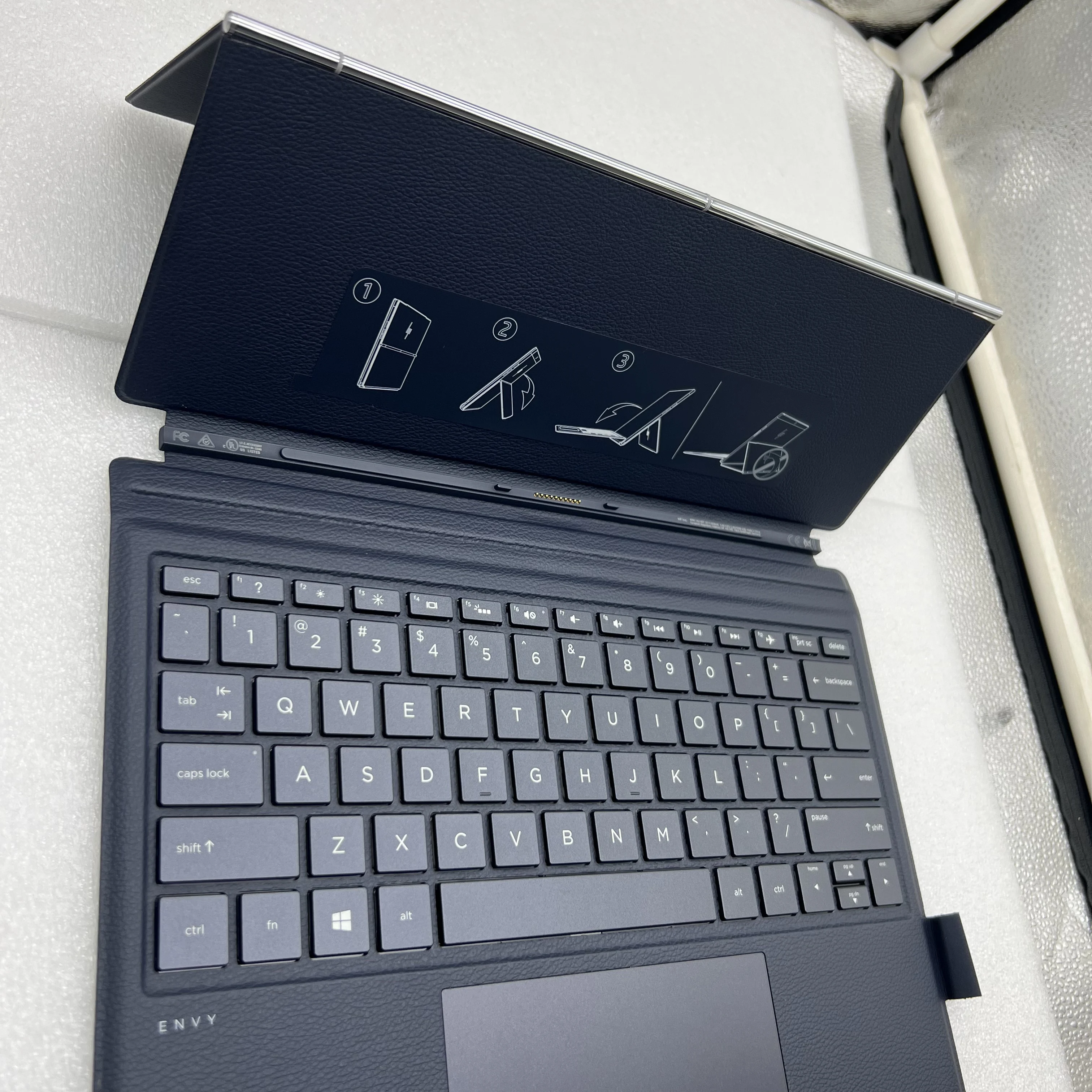 Original keyboard for HP ENVY X2 12-G Tablet 2-in-1 Keyboard Dock Holster Assembly D9B Case Replacement