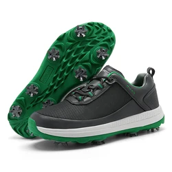 Uomo Big Size 39-47 scarpe da Golf Spikes Outdoor professionale antiscivolo Sneakers da allenamento comode scarpe da passeggio di lusso impermeabili