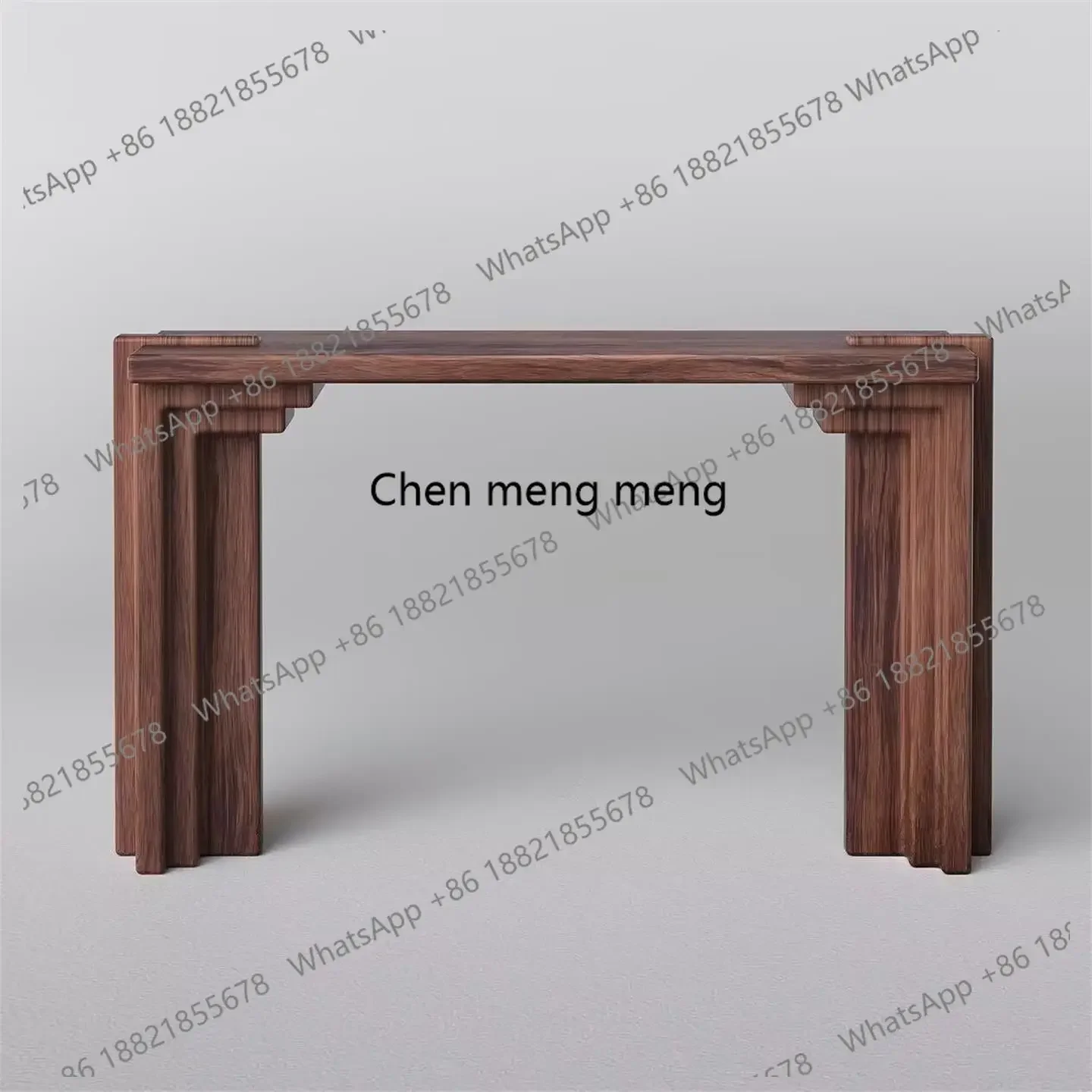 H Modern light luxury solid wood entrance platform Entry end view platform, bar case entrance table, living room