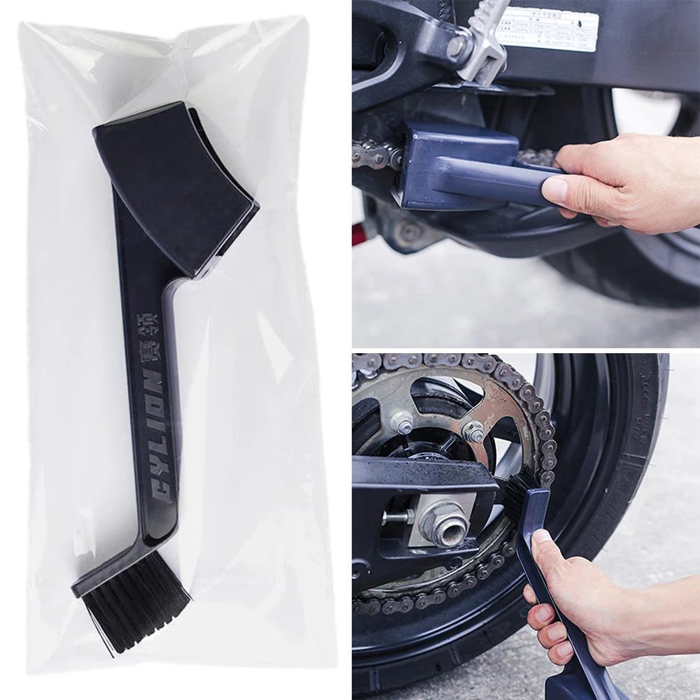 Motorcycle Chain Brush Motorcycle Chain Maintenance Cleaning Brush Bicycle Chain Washer Electric Motorcycle Accessories