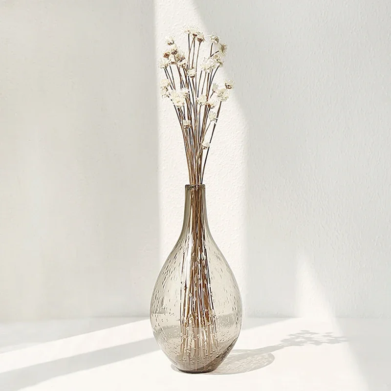 Nordic Bubble Glass Vase for Home Decoration, Flower Pot, Terrarium Containers, Wedding Bottle, New