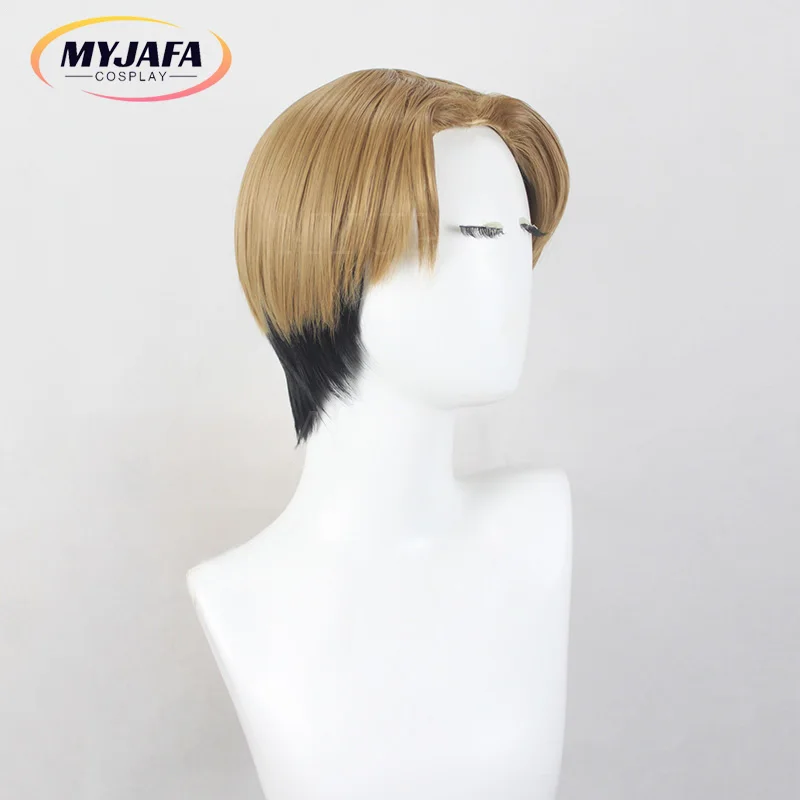 

Kishibe Косплей Парик Высокое Качество Серый Черный Коричневый Черный Термостойкие Синтетические Волосы Аниме Косплей Парики + Кепка Для Парика