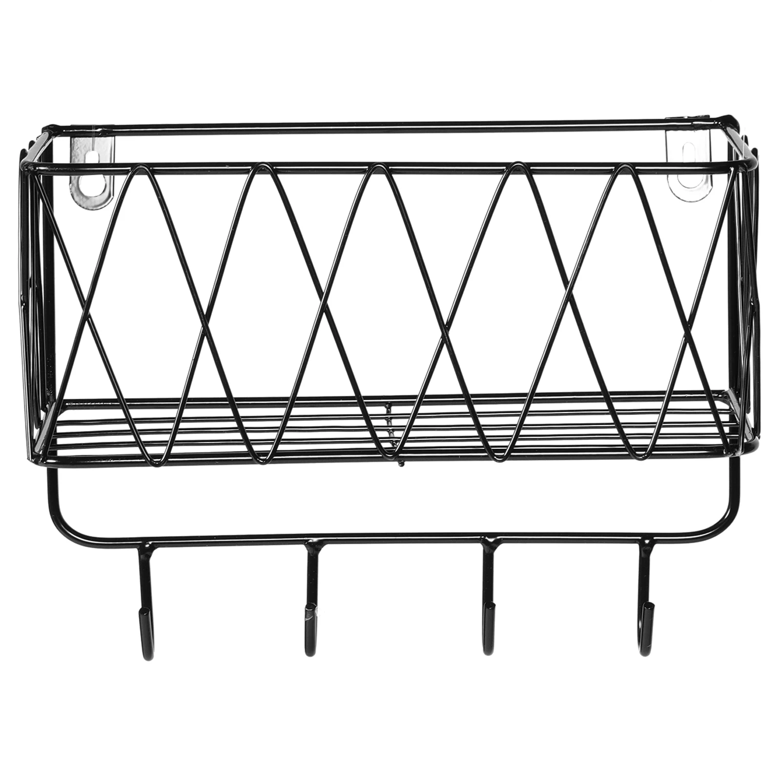 

Iron Storage Key Holder For Wall Rack Iron Wall Stand Strong Load-bearing Multi-function Key Holder Large Capacity