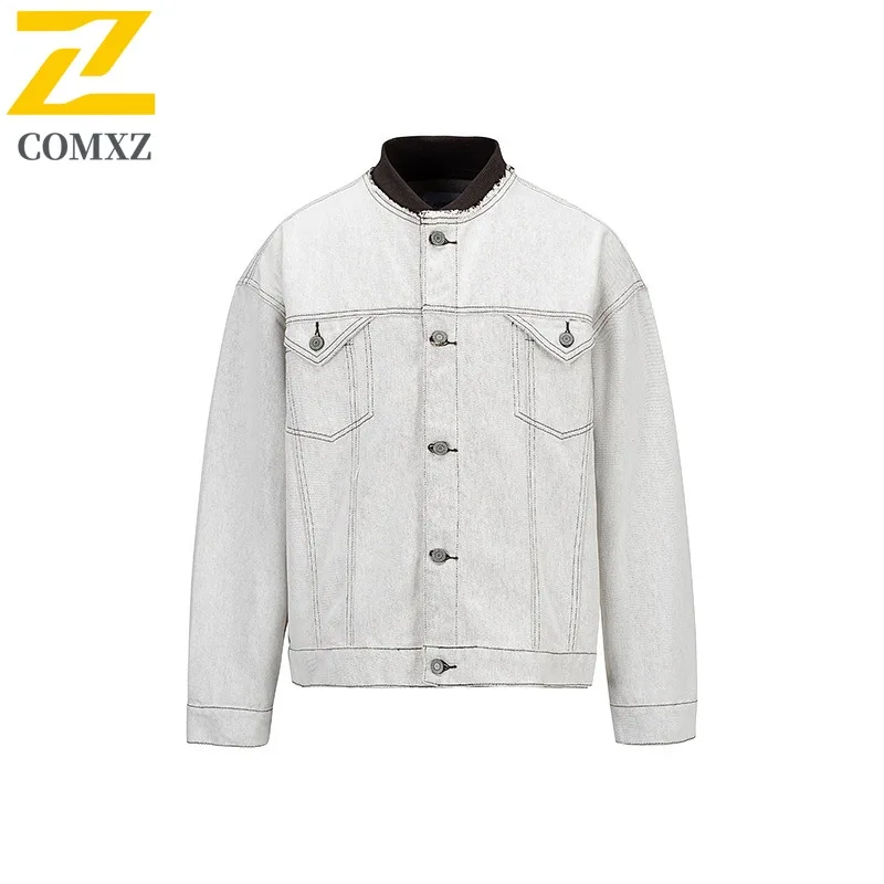 

COMXZ Men Windbreaker Jacket New Vintage Comfortable Hiking Premium Unique Fishing Biker Jacket 2025 Adventure Breathable Coat