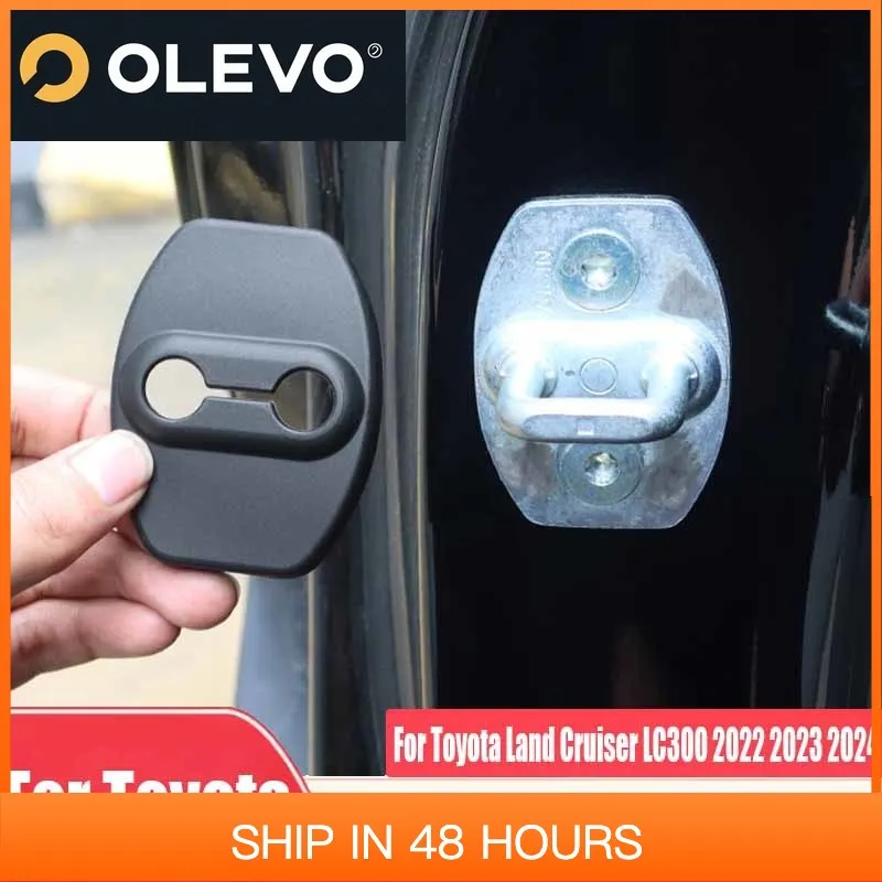 

Новый для Toyota Land Cruiser LC300 2022 2023 2024, защитный чехол с пряжкой дверного замка, аксессуары для модификации салона автомобиля