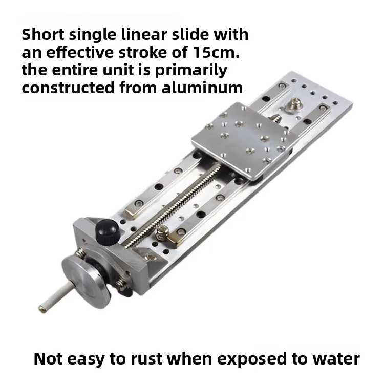 

Прецизионный ультратонкий XY-модуль ручного линейного перемещения с крестовыми направляющими и ходовым винтом, с проволочным датчиком измерения