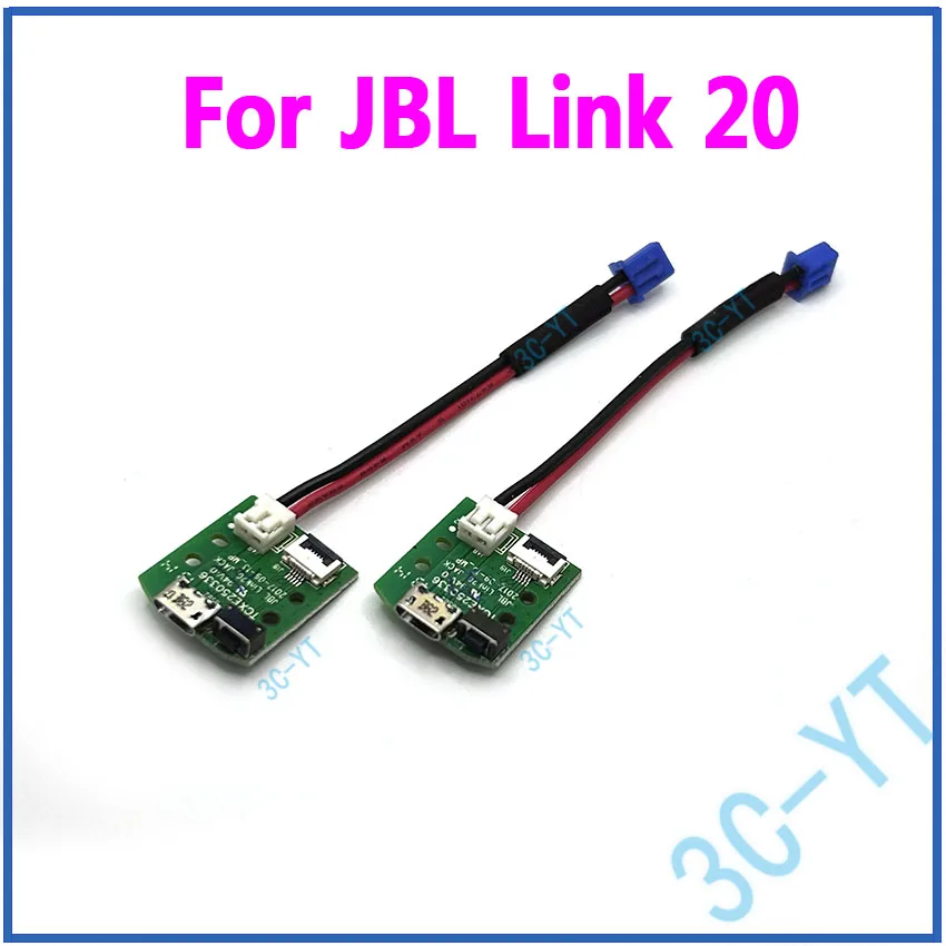 Conector placa de alimentação original para JBL Link 20, alto-falante Bluetooth, micro porta, placa de carregamento, novo, 1pc