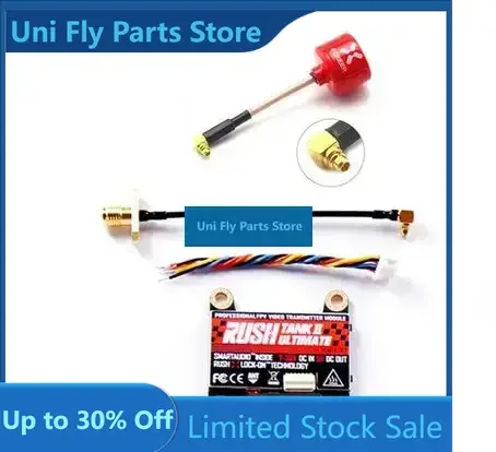RUSH TANK II V2 Ultimate 5.8GHz 30×30 Stackable Raceband PIT/25-800mW Switchable 2-8S VTX FPV Racing Freestyle Nazgul5 TyrUniFly