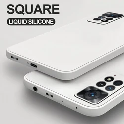 Redmi Note 11 Pro 11 11S 4G 5G Global Case Square Liquid Silicone Phone Case For Xiaomi Redmi Note 11 11S Note11 Pro Back Cover