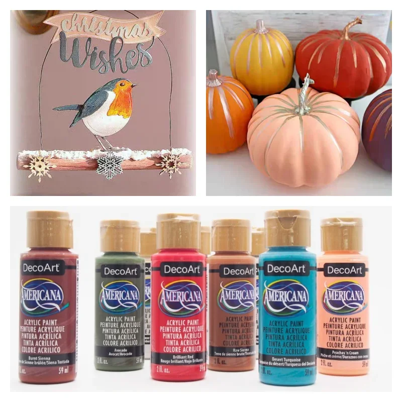 

59 мл/бутылка, матовая акриловая краска в американском стиле, творческая моделирующая искусственная кукла ручной работы, цветной пигмент для рисования