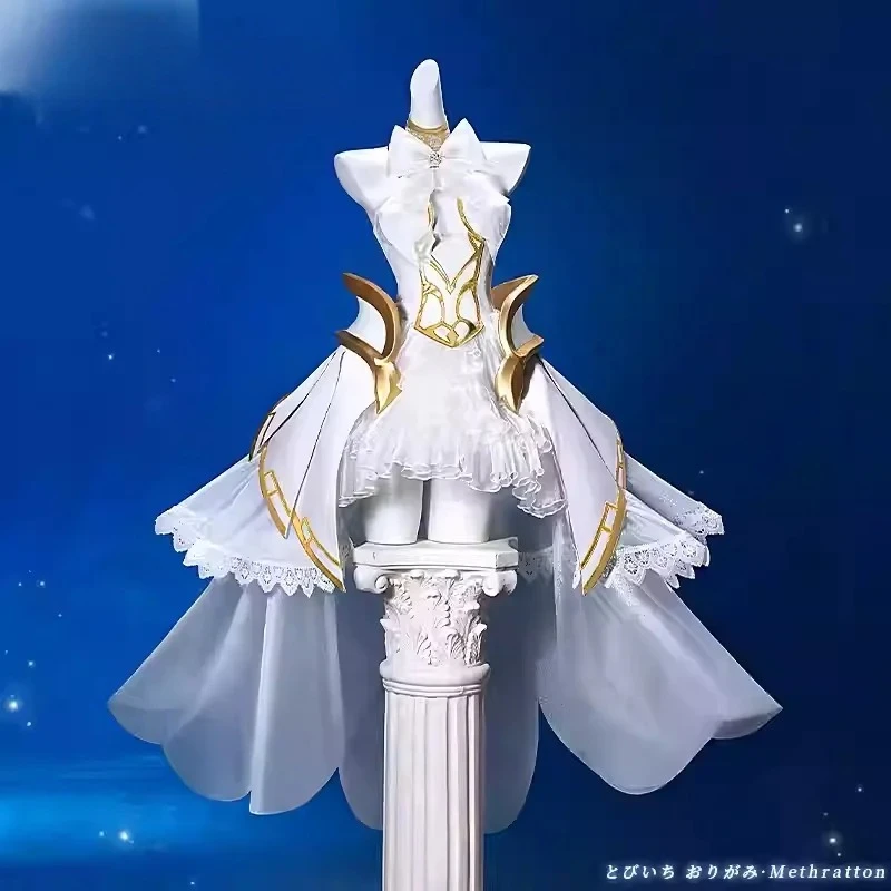 

2025 Newly Mooyiyi cos Tobiichi Origami Cosplay Costume Halloween Christmas Role Playing S-XL white Dress Game Date a live