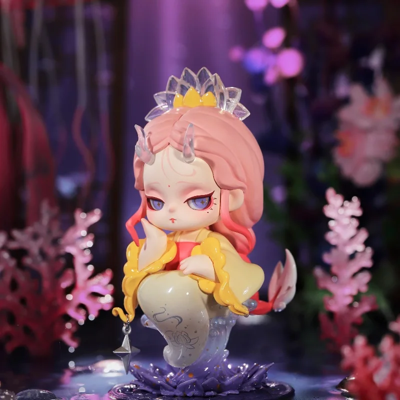 DODOSUGAR Linglong الصيف سحر Shyi عندما سوف تعود صندوق أعمى مفاجأة النمط الصيني أنيمي الشكل سطح المكتب ديكور هدية