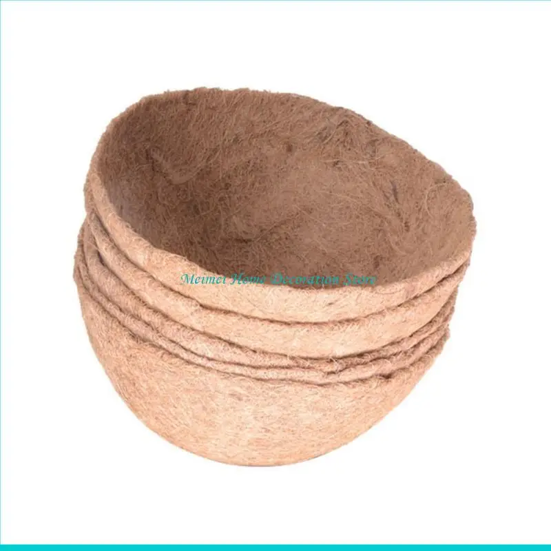 

H7BF Fiber Liner For Plastic Flower Pot Planting Coconut-Palm Wall Hanging Flower Pot