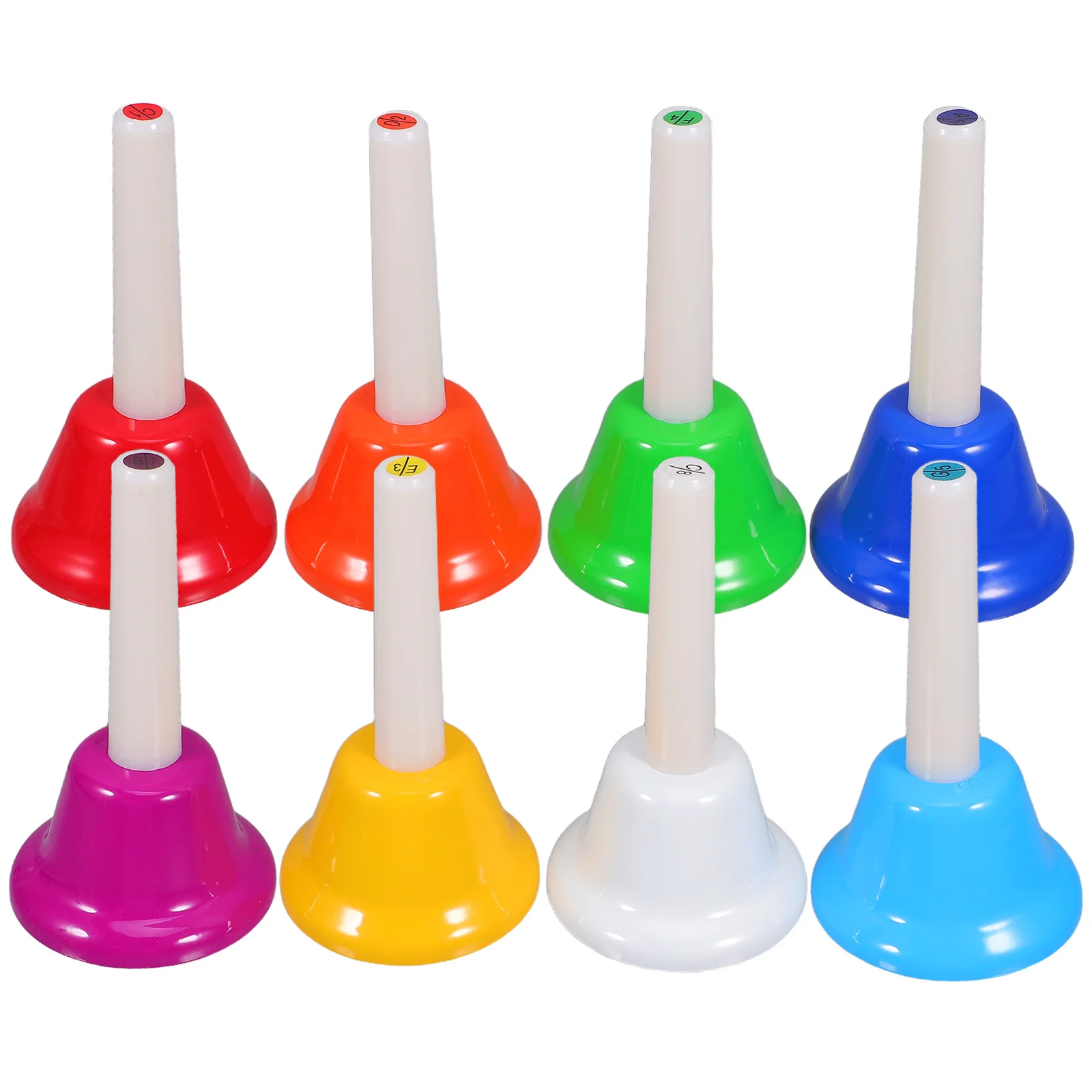 

8Pcs Toddler Hand Bells Set Colorful Musical Instruments for Kids Music Learning Early Education Bell Instruments for Kids