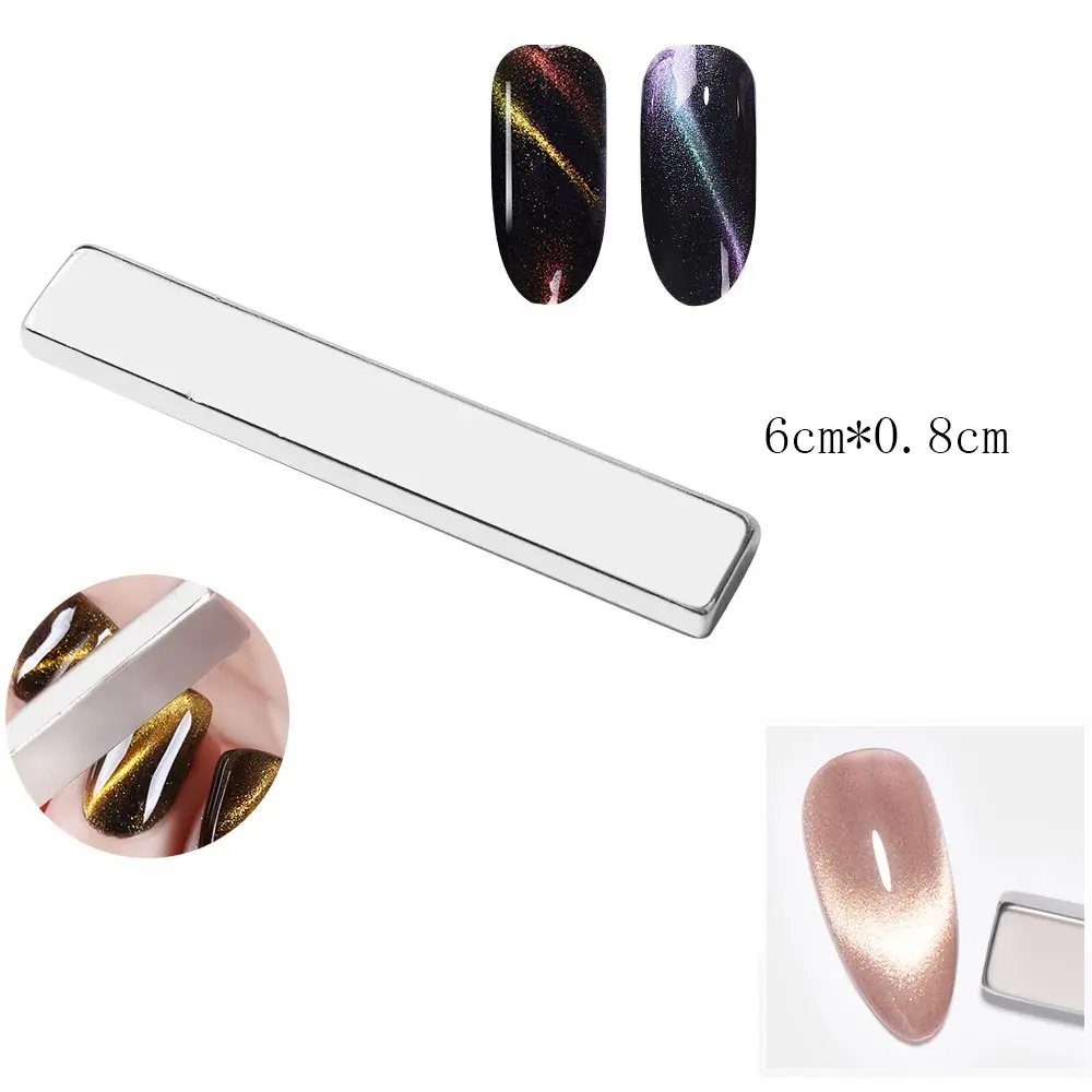 Superstarker dicker Streifenmagnet, Katzenaugen-Magnet für Nagelgelpoliermittel, 3D-Linienstreifen-Effekt, französische Multifunktions-Magnetstift-Werkzeuge