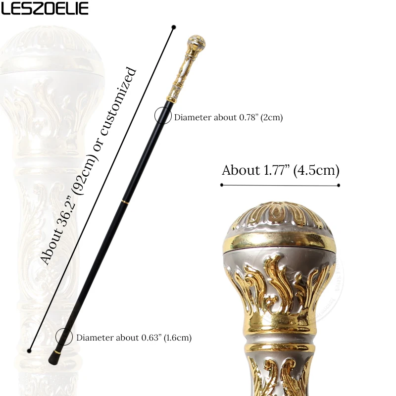 5 ألوان 92 سنتيمتر الفاخرة الذهب عصا للمشي رجل موضة عصا للمشي سيدة حفلة عصا للمشي أنيقة خمر قصب للانفصال