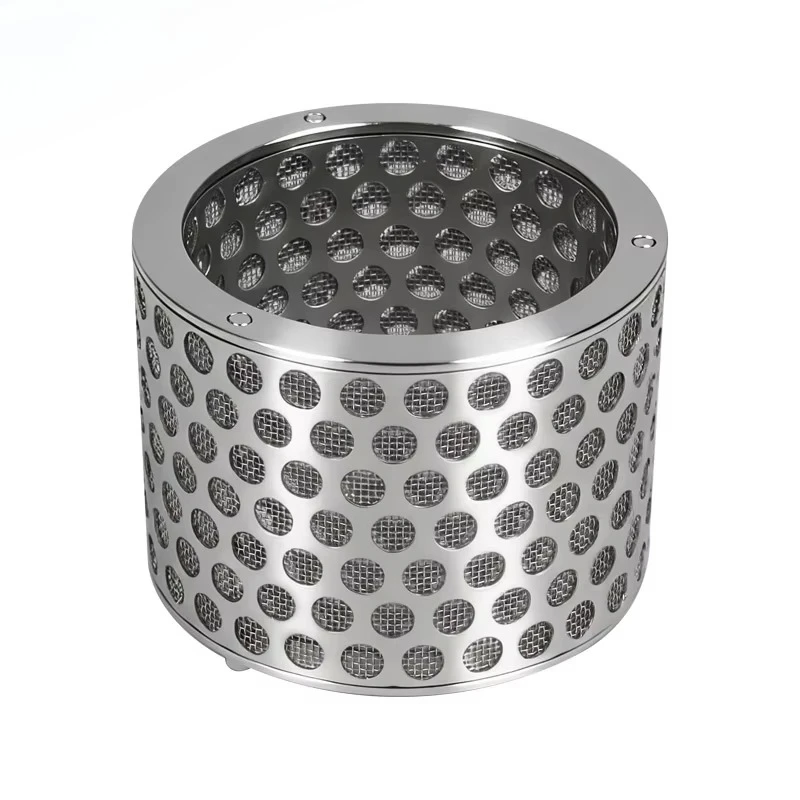 

Custom Flange Interface Stainless Steel 316L Filter Industrial resistant Perforated Metal Filter