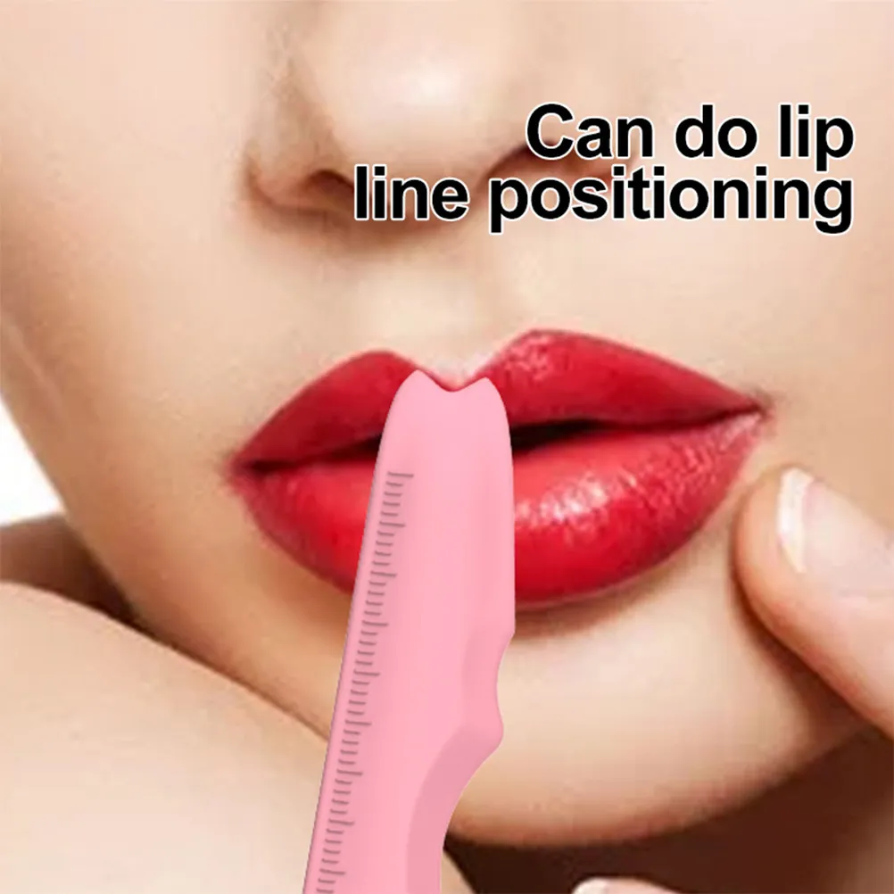 2Pcs High Elasticity Silicone Eyeliner Stencil Set Reusable Makeup Guide Tool Waterproof Skin-Friendly for Eyeliner Eyebrow