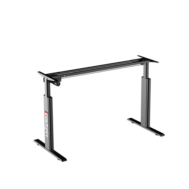 2023 new stable and unshakable high-end aluminum alloy electric adjustable height table frame sin