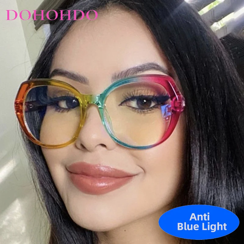 

Retro Polygon Assorted Colors Optical Glasses Men Women Fashion Brand Designer Optical Eye Protection Anti-Blue Light Eyeglasses