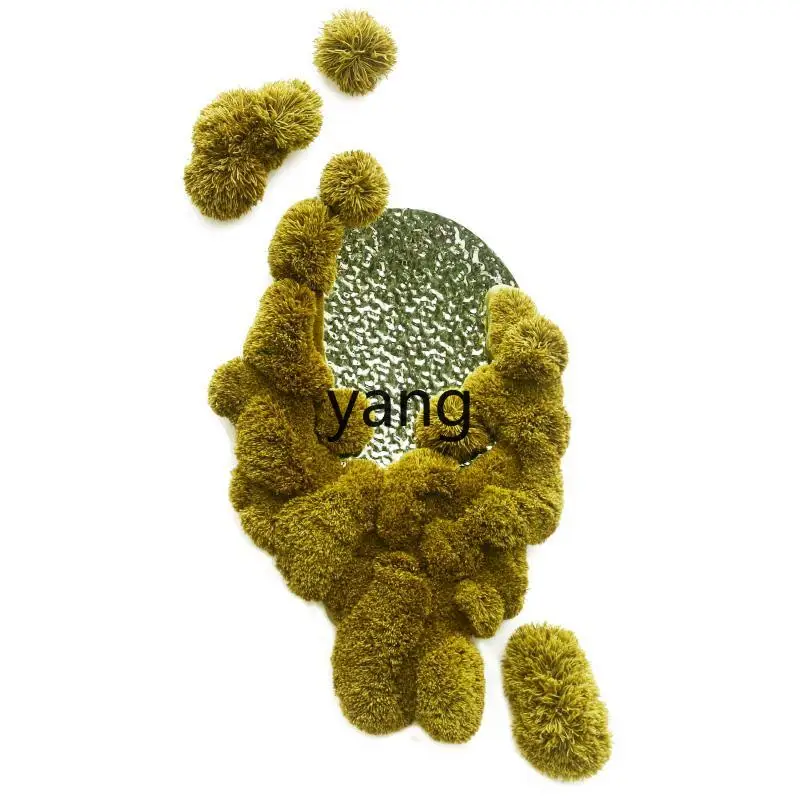 

LT corridor aisle simulated mossy plant wall decoration wall hanging art decoration