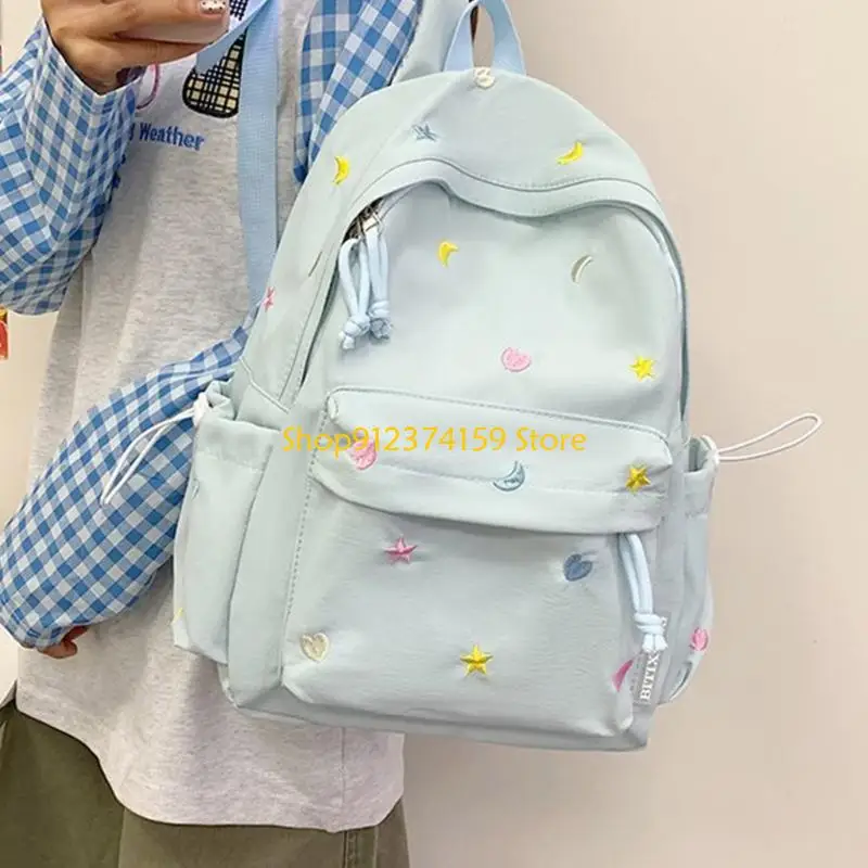 g5ae-japones-estilo-fofo-bordado-bordado-mochila-nylon-resistente-a-lagrima-ergonomica