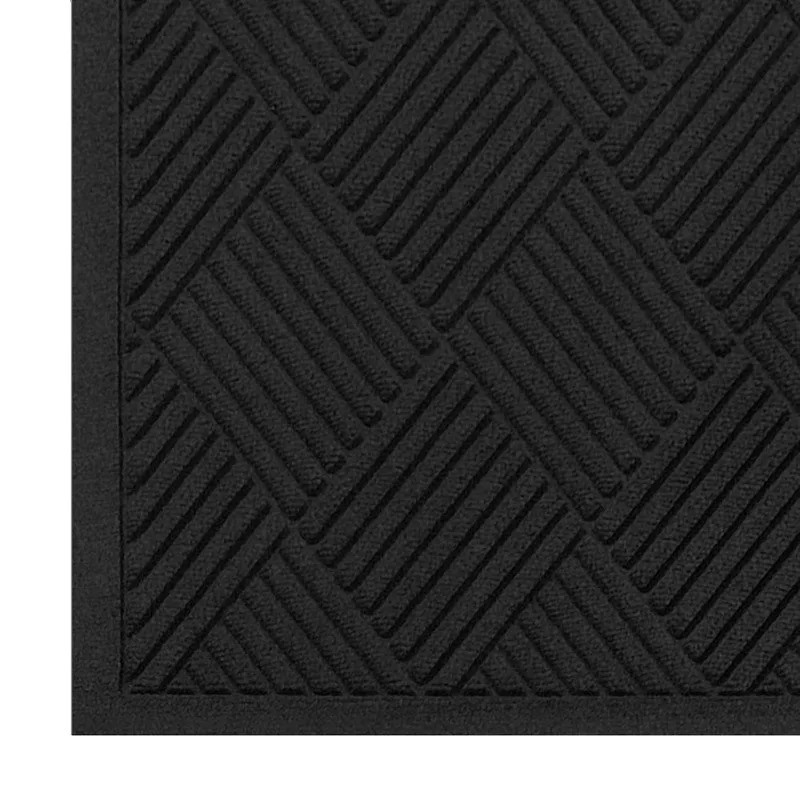 

WaterHog Fashion Diamond-Pattern Commercial Grade Entrance Mat, Indoor/Outdoor Medium Brown Floor Mat 5' Length x 3' Width