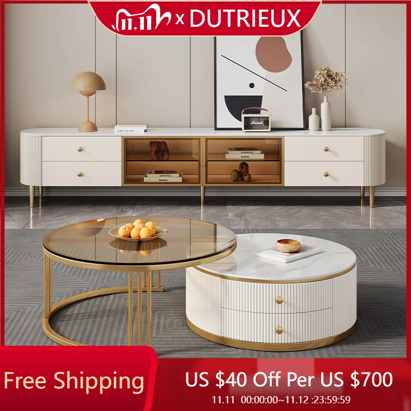 

Simple Modern TV Cabinet Italian Light Luxury Design Hallway Dollhouse Tv Table Universal Fireplace Monitor Muebles Furniture